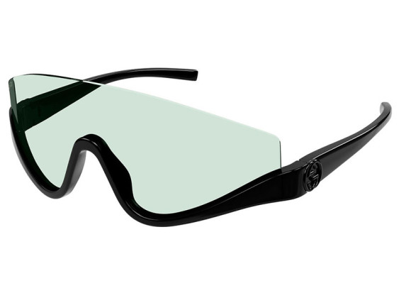 Gucci GG1650S 005 Shiny Black/Green