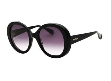 Max Mara MM0074 01B Shiny Black/Smoke Gradient
