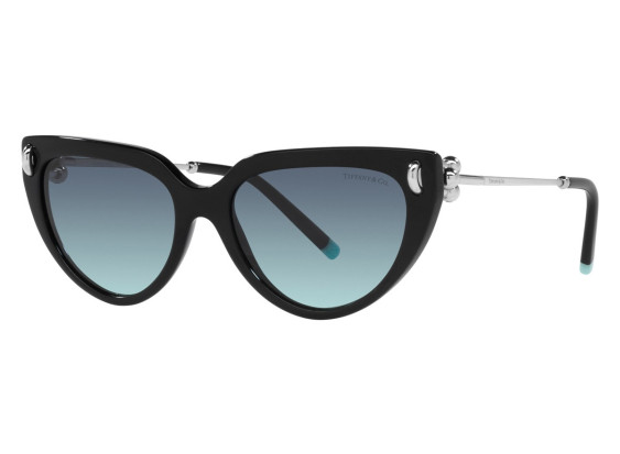Tiffany & Co. TF4195F 80019S Black on Tiffany Blue/Azure Gradient Blue