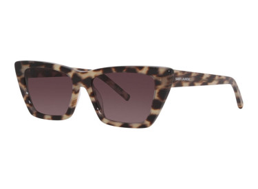 Saint Laurent SL276MICA 036 Beige Havana Leopard/Violet Gradient