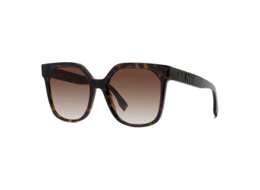 Fendi FE40007I 55 52F Havana/Brown Gradient