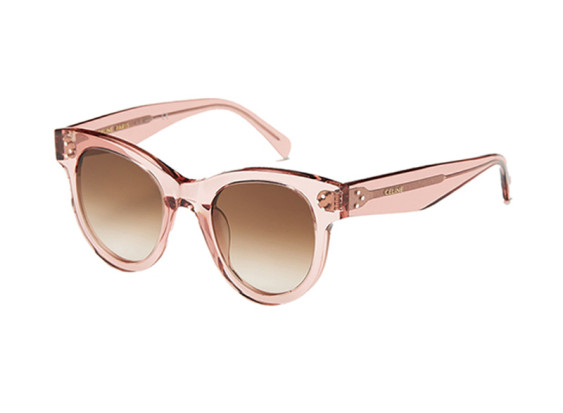 Celine CL40182F 72F Transparent Powder Pink/Brown Gradient