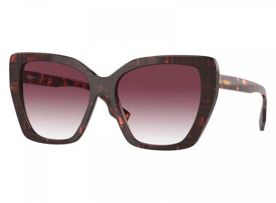Burberry BE4366 39848H Red Havana/Violet