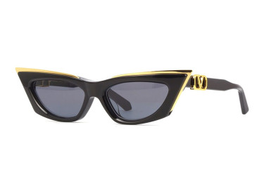 Valentino V-GOLDCUT-I VLS-113A Black/Yellow Gold/Dark Grey AR