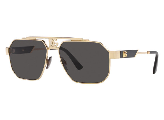 Dolce & Gabbana DG2294 02/87 Gold/Dark Grey