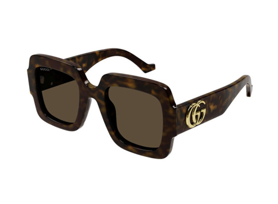 Gucci GG1547S 002 Dark Havana/Brown