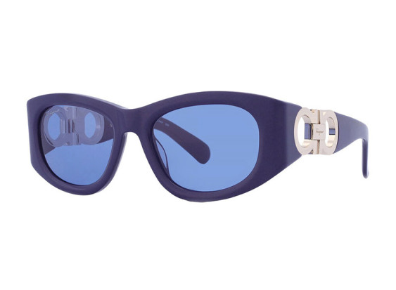 Salvatore Ferragamo SF1082S 414 Navy Blue/Solid Blue