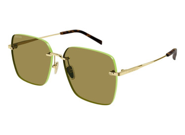 Gucci GG1955SA 004 Gold/Green/Brown with Gold Mirror