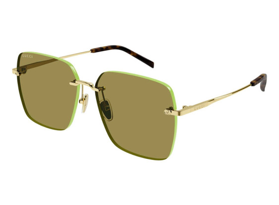 Gucci GG1955SA 004 Gold/Green/Brown with Gold Mirror