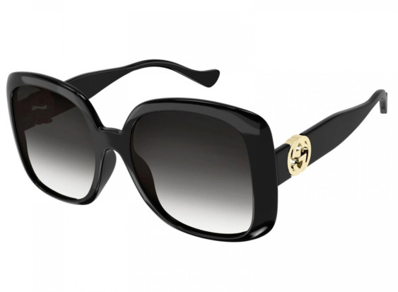 Gucci GG1029SA 001 Shiny Black/Grey