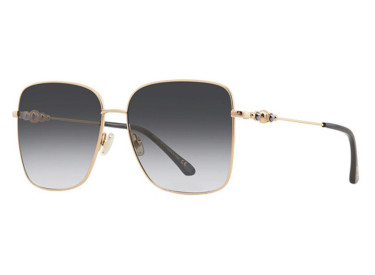 Jimmy Choo HESTER/S 02M2 9O Black Gold / Grey Gradient