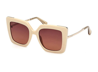 Max Mara MM0051 25F Ivory/Brown Gradient