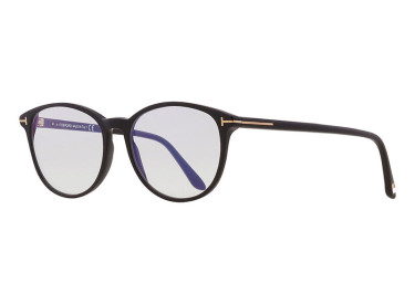 Tom Ford FT5810-B 001 Shiny Black/Clear Blue Light Block 53mm