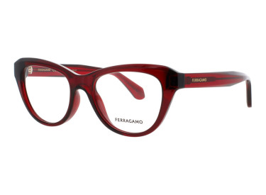 Salvatore Ferragamo SF2989 616 Transparent Red 51mm