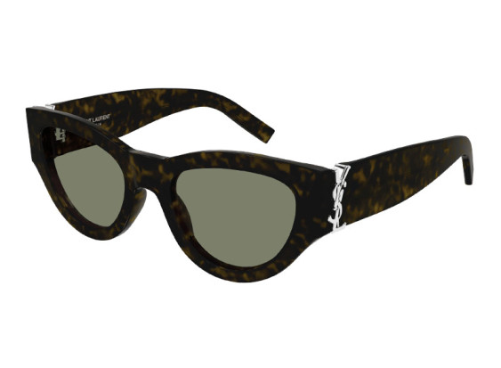 Saint Laurent SLM94 008 Dark Havana/Green