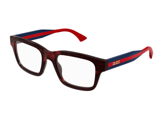Gucci GG1865O 009 Dark Red Havana/Blue/Red 54mm