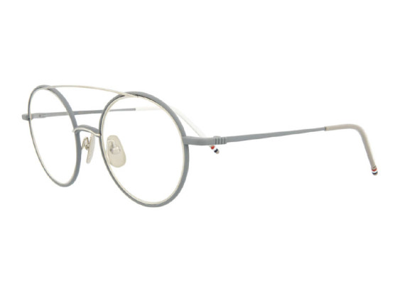 Thom Browne TB108 BGRYSLV50 Grey/Silver 50mm