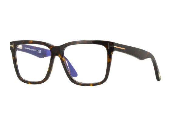 Tom Ford FT6069-B 052 Dark Havana/Clear with Magnetic Clip-On Brown 54mm