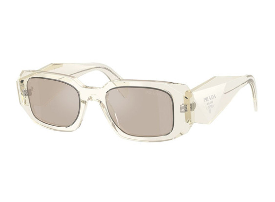 Prada PR17WS 19X30N Transparent Champagne/Platino Internal Mirror