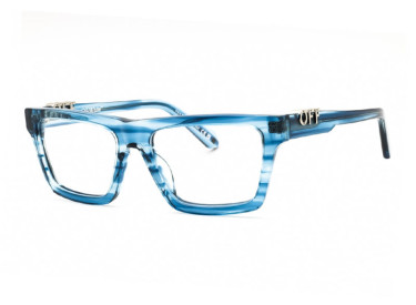 Off-White OERJ07B STYLE 7B 4400 Striped Blue/Clear Blue Light Block 55mm