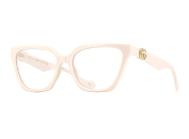 Gucci GG1542S 003 Ivory/Clear with Magnetic Clip-On Brown