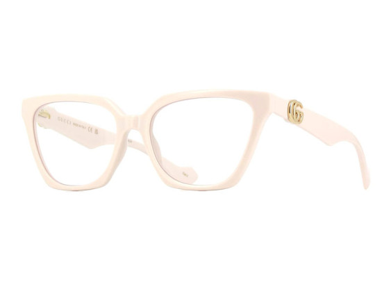 Gucci GG1542S 003 Ivory/Clear with Magnetic Clip-On Brown