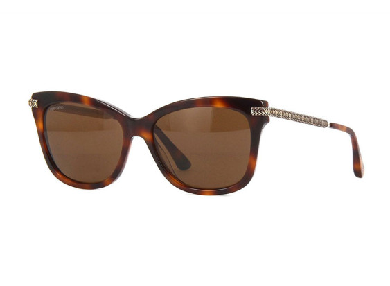 Jimmy Choo SHADE/S 0C9BSP Shiny Havana/Brown