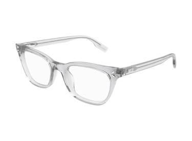 McQueen MQ0379O 002 Transparent Grey 50mm