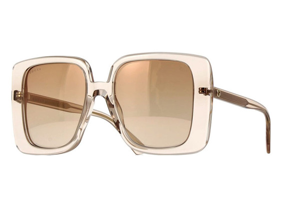 Gucci GG1314S 005 Transparent Sand/Brown Gradient