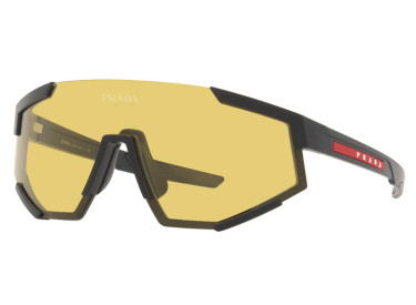 Prada Sport PS04WSF DG004Q Black Rubber/Yellow