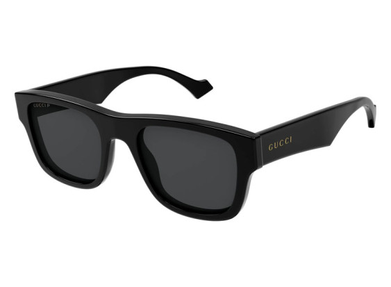 Gucci GG1427S 002 Solid Black/Grey AR Polarized