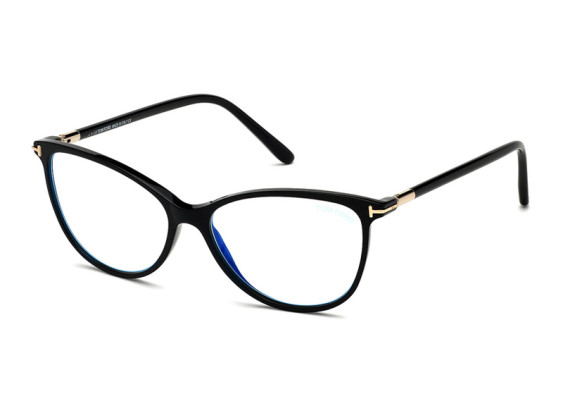 Tom Ford FT5616-B 001 Shiny Black/Blue Light Protection 56mm