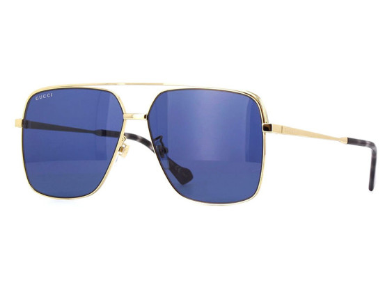 Gucci GG1099SA 002 Gold/Blue Gold