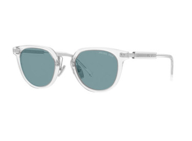 Prada PR17YS 2AZ04D Crystal/Green Polarized