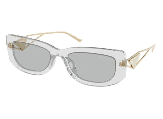 Prada PR14YS 12R50K Transparent Grey/Light Grey