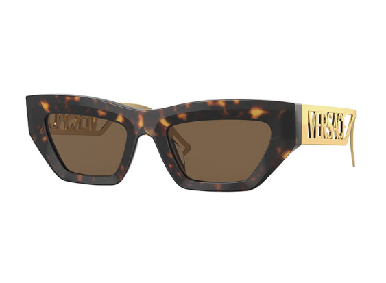 Versace VE4432U 108/73 Dark Havana/Gold/Brown