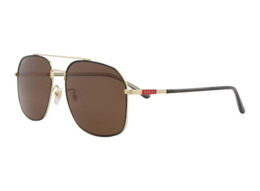 Gucci GG1351S 004 Black/Gold/Brown