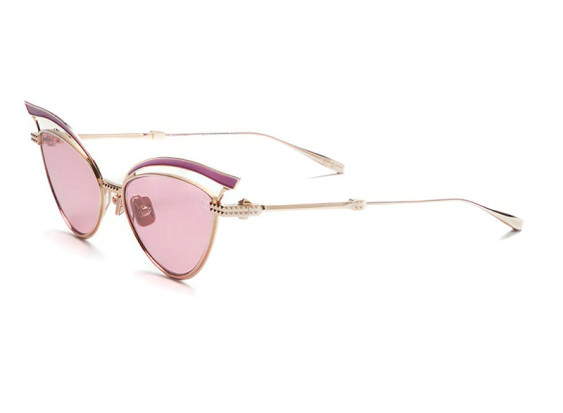 Valentino V-GLASSLINER VLS-118D White Gold/Pink Emerald/Pink AR