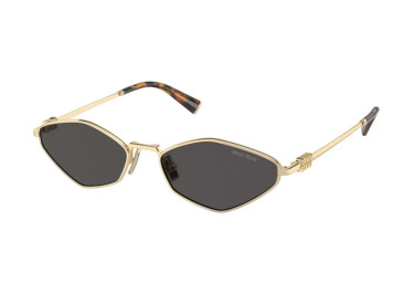 Miu Miu MU56ZS ZVN5S0 Pale Gold/Dark Grey