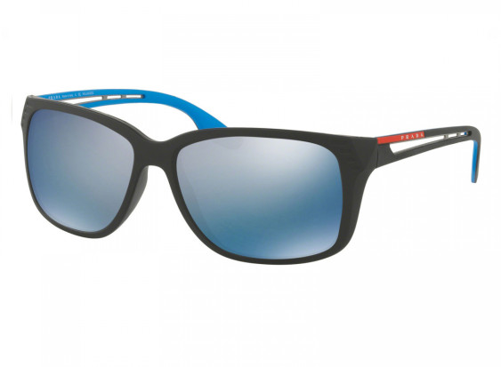 Prada PS03TS 1BO2E0 Matte Black/Blue