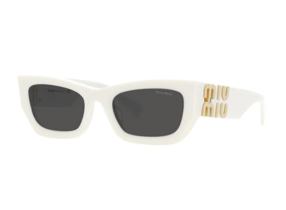 Miu Miu MU09WS 1425S0 White/Dark Grey