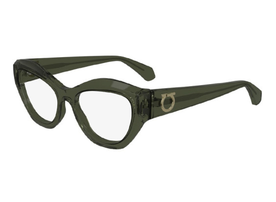 Salvatore Ferragamo SF2982 320 Transparent Khaki 52mm