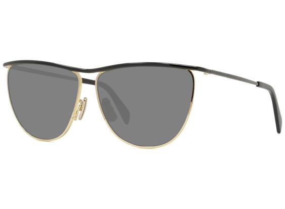 Celine CL40098U 01A Black/Gold/Smoke