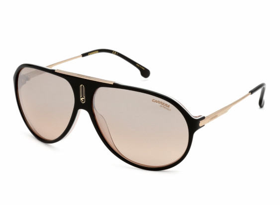 Carrera HOT65 0KDX G4 Black Nude/Brown Mirror Shade Silver
