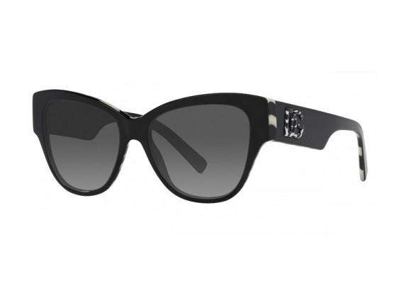 Dolce & Gabbana DG4449 3372/P Black On Zebra/Grey