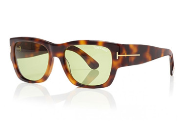 Tom Ford FT0493 52N Light Havana/Green