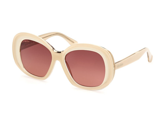 Max Mara MM0087 25F Ivory/Brown Gradient