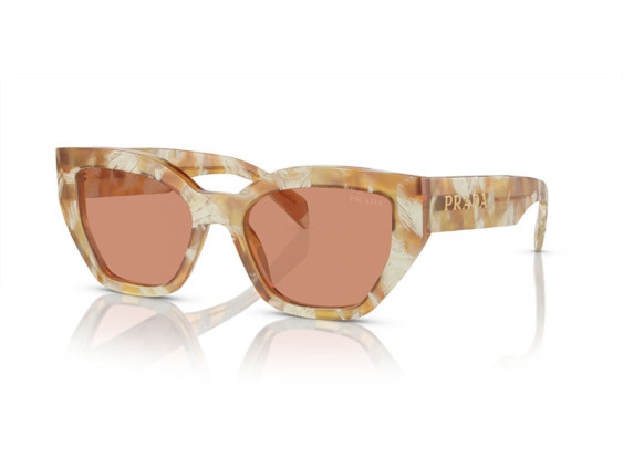 Prada PRA09S 19N20D Desert Tortoise/Brown