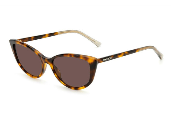 Jimmy Choo NADIA/S 008670 Shiny Havana/Brown