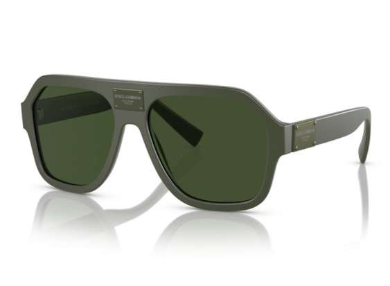 Dolce & Gabbana DG4433 329771 Matte Dark Green/Dark Green